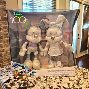 Disney100 Years of Wonder Mickey Mouse & Minnie Mouse Collector Set Plush